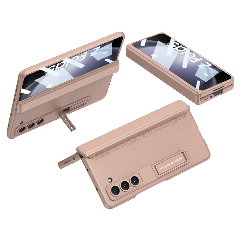 GKK For Samsung Galaxy Z Fold5 5G Phone Case Kickstand Magnetic Hinge Hard PC Cover with Tempered Glass Screen Film GKK For Samsung Galaxy Z Fold5 5G Phone Case Kickstand Magnetic Hinge Hard PC Cover with Tempered Glass Screen Film
